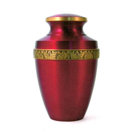 crimson urn for central florida cremation ashes