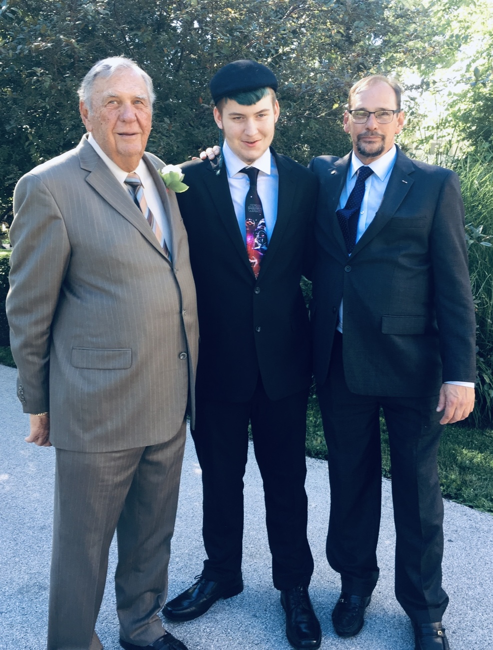 Grandpa Bob, Eli (Grandson) Dan (son