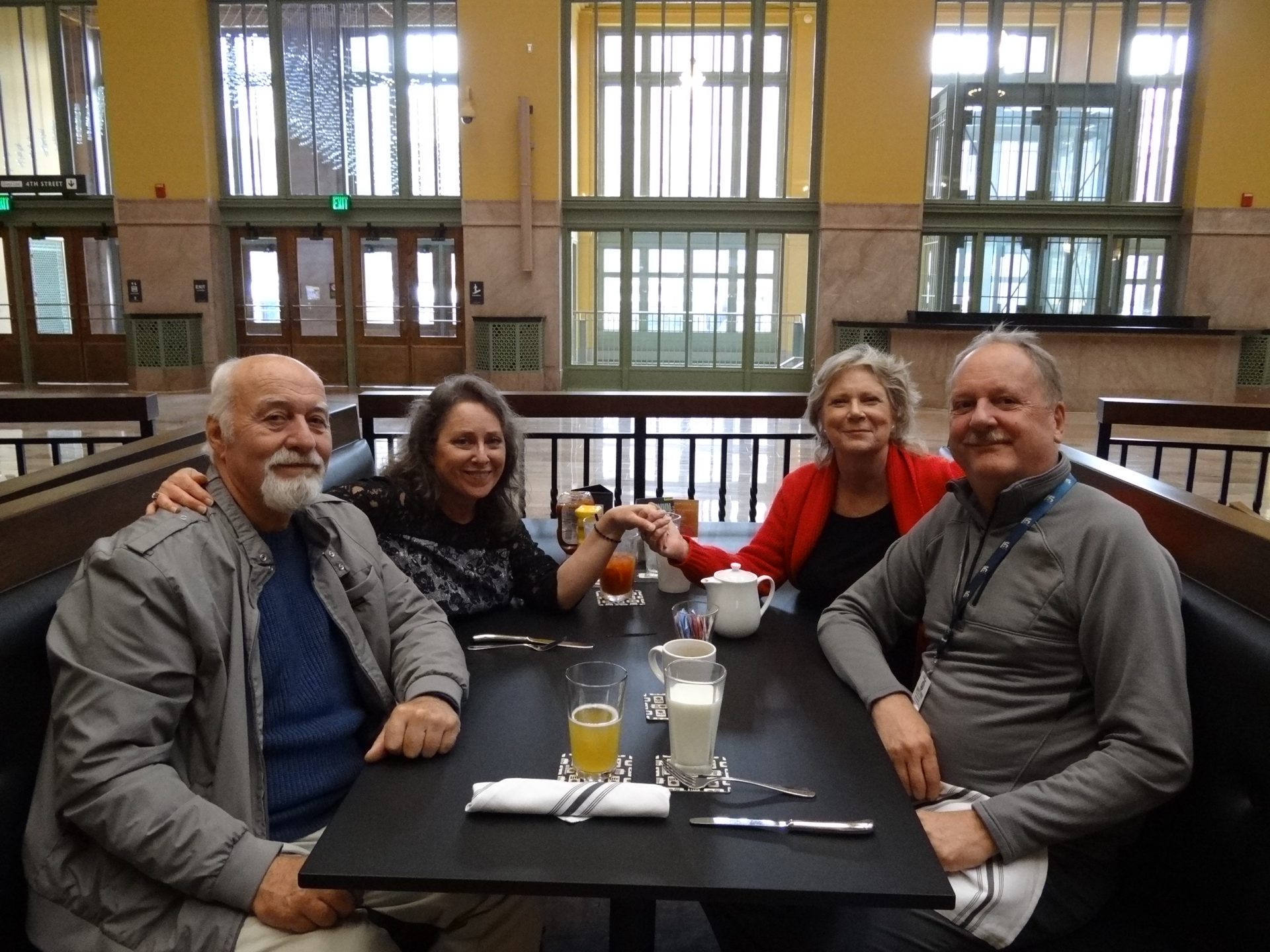 Taylor and Priscilla came to St Paul, MN Sept 19, 2018, my Birthday!! A very special day they treated  Dan and I to a special tour of many private rail cars and to lunch.<br />
They gave me a most special day, enjoying this special tour, with special Them <3