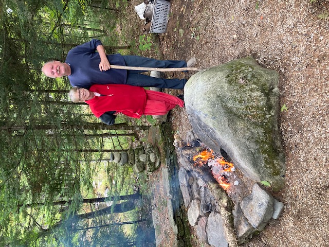 Taylor and Priscilla in Maine, September 2022.