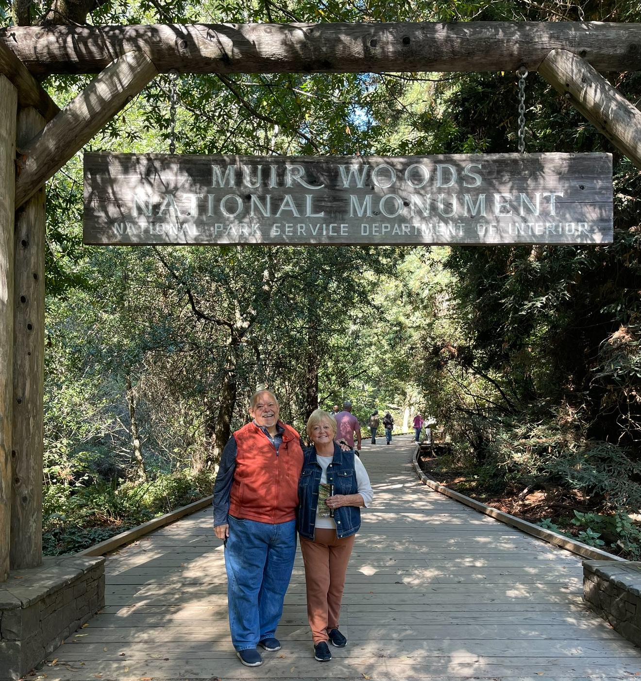 Vacation with Pat and Bonnie in California Redwoods . October 2023