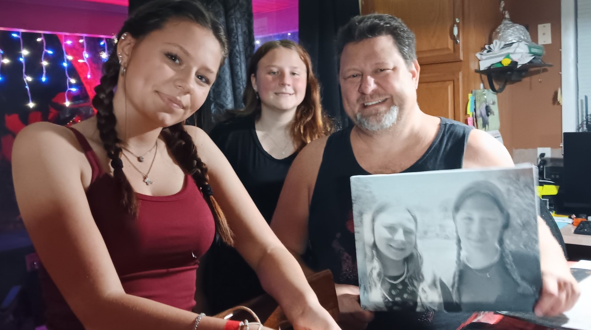 Jim and his girls