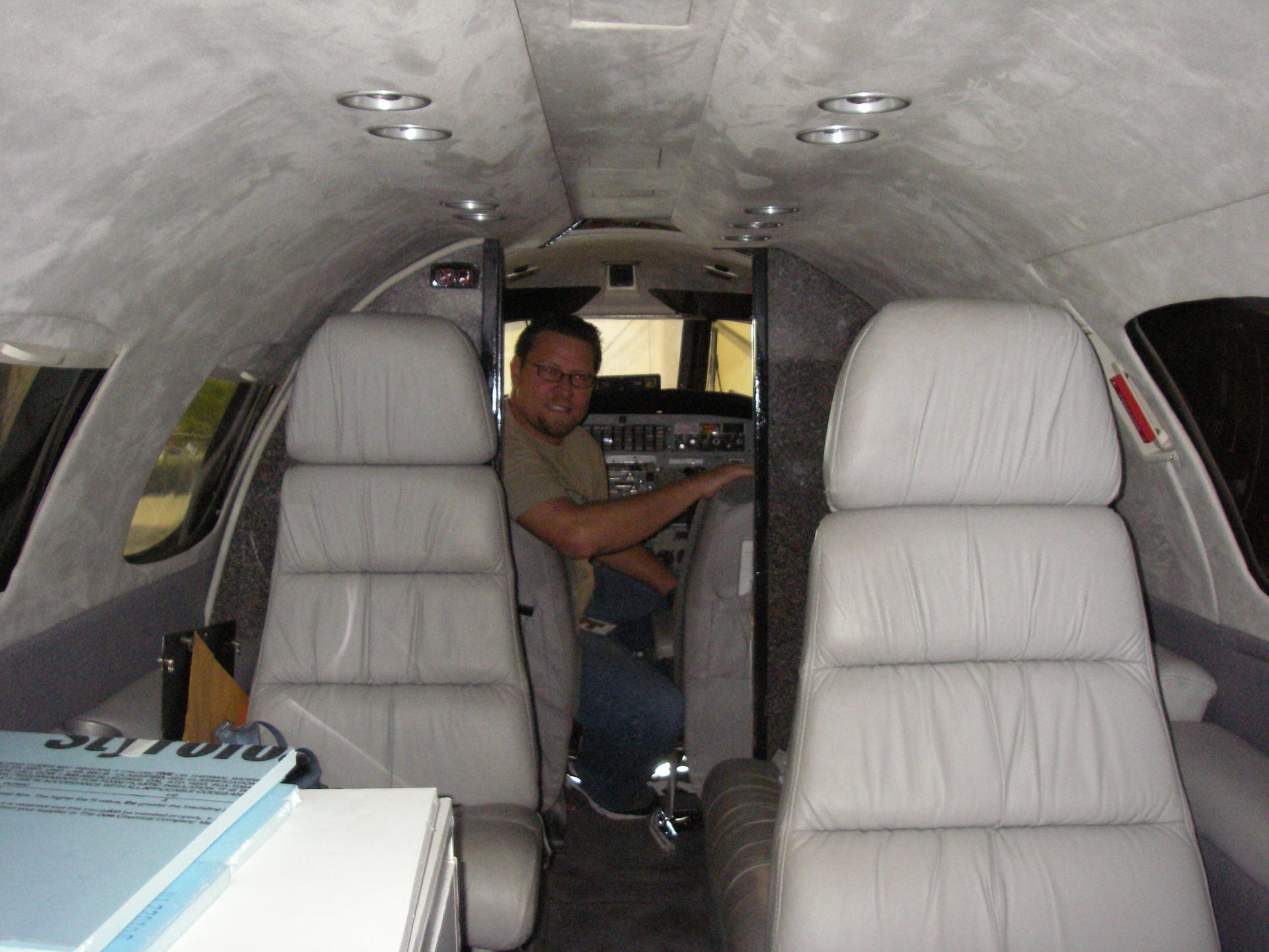 Jim on the flight deck.