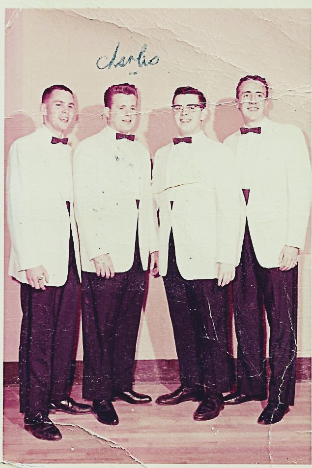In 1962 Bob and I, Charlie Moran, Vic Lido, and Jack Mitchell performed as the Freshaires Barbershop Quartet at St Mary's Hospital School of Nursing in Passaic, NJ.  We sang together at various locations, theaters and hotels.  I met Bob in Paterson after I got out of the Navy and after I heard the group singing upstairs from where I was, I went up, met Bob's father and he asked if I would like to join them.  I'm also a graduate of Pope Pius HS.  I now live in Florida, on the East Coast in New Smyrna Beach. Bob was a great guy and I'd be happy to know him.