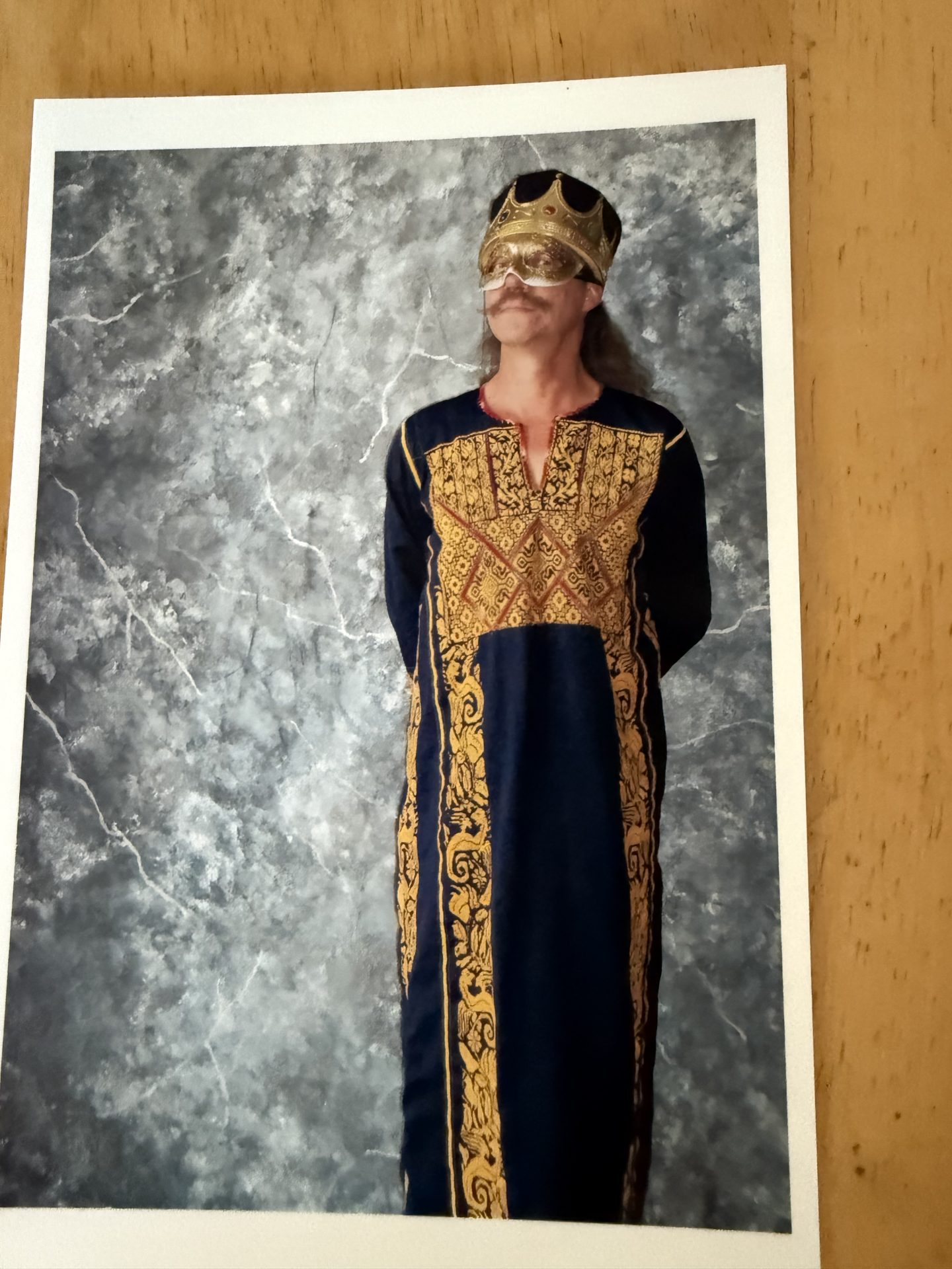 Russ as a king at my 60’th birthday party
