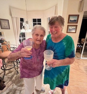 Rosemary with her sister Diana Manno McCabe