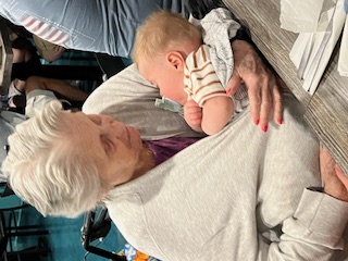 Rosemary with Great-grandson Nathaniel