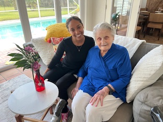 Rosemary with Niyah - Her HHA