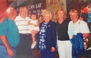 Rosemary and Walter with his Polish family - the Bugejas
