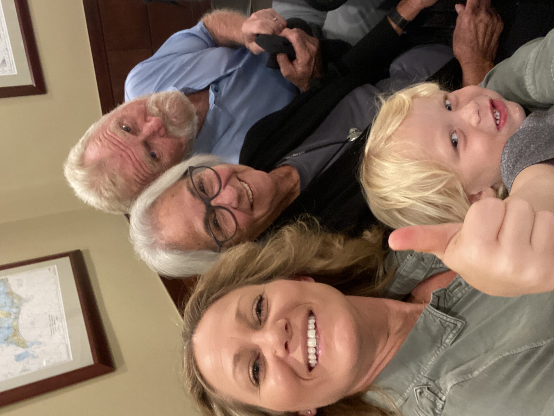 Carol, Dad, Mandy and Sammy