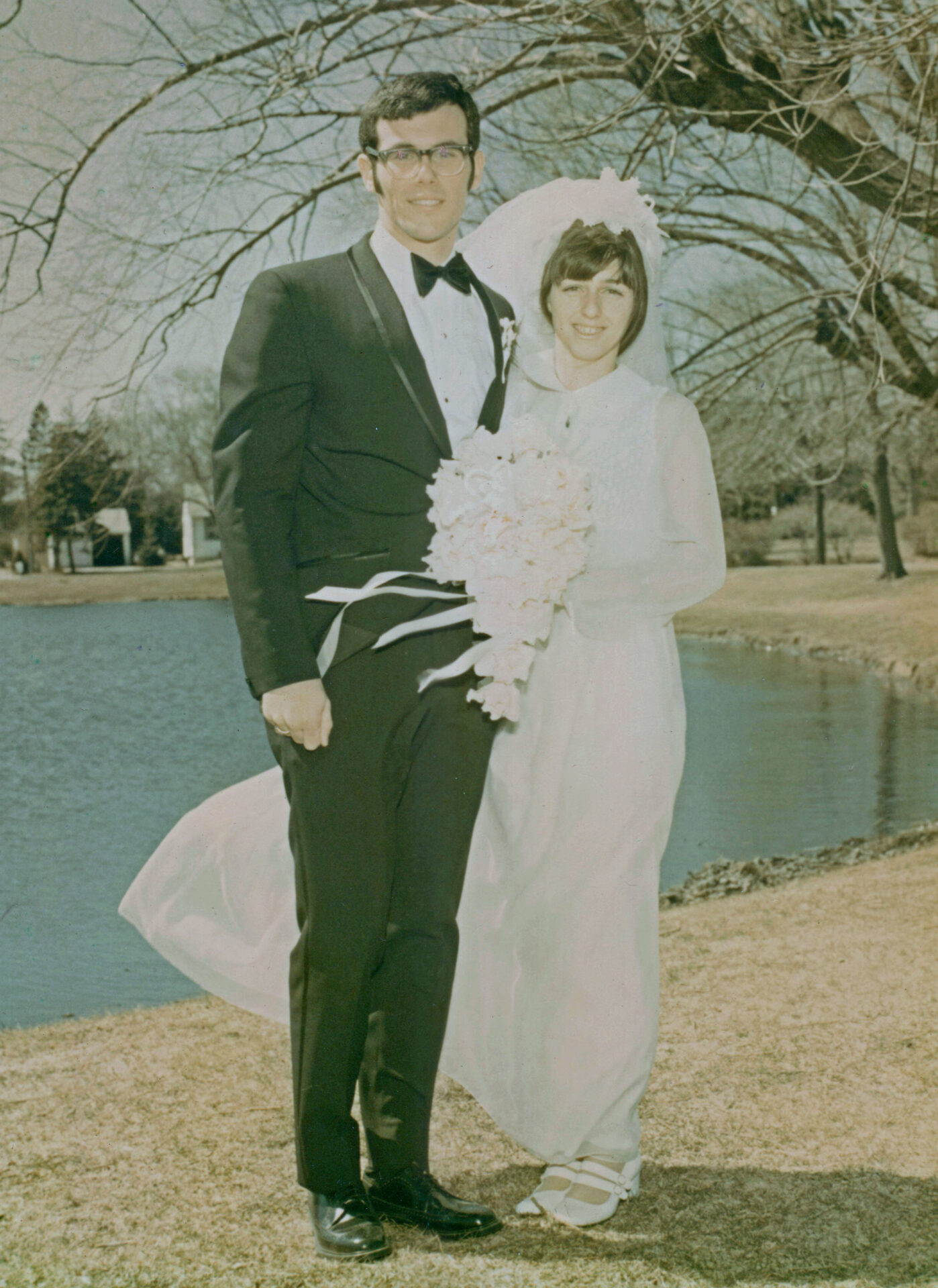 Pat first wedding photo