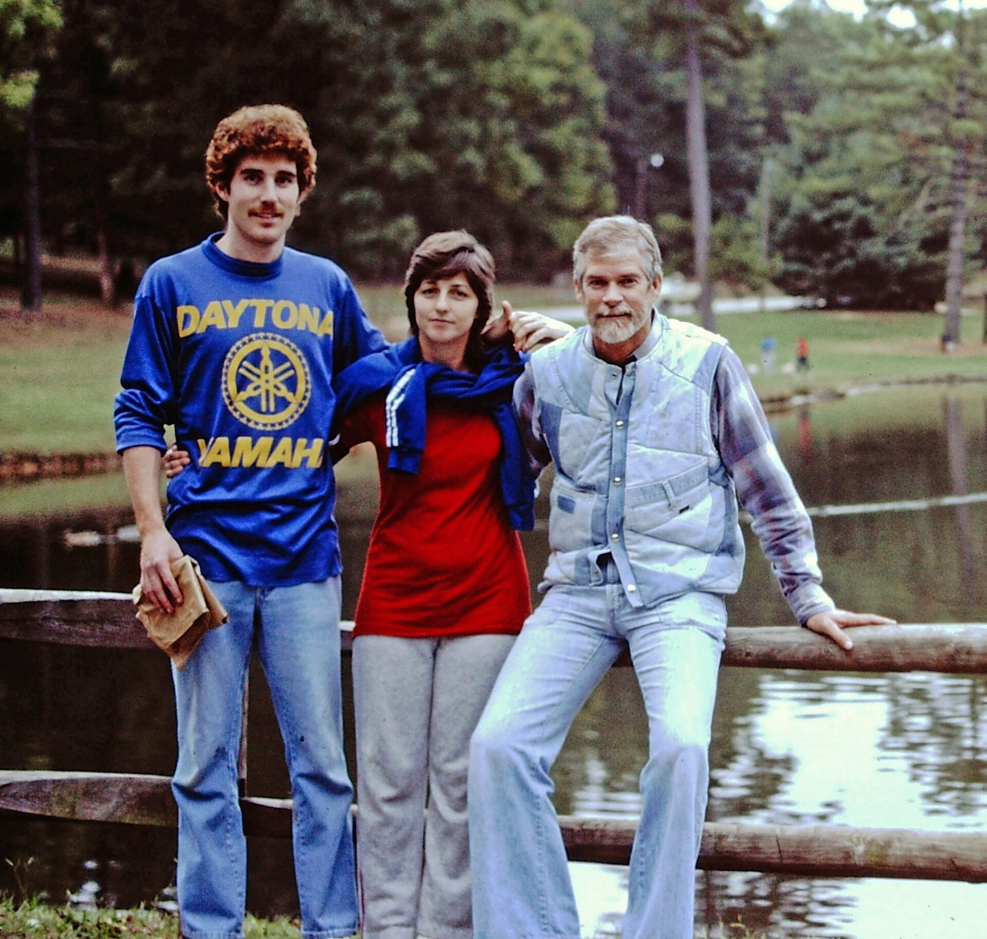 Pat with me and Uncle Top in 1986