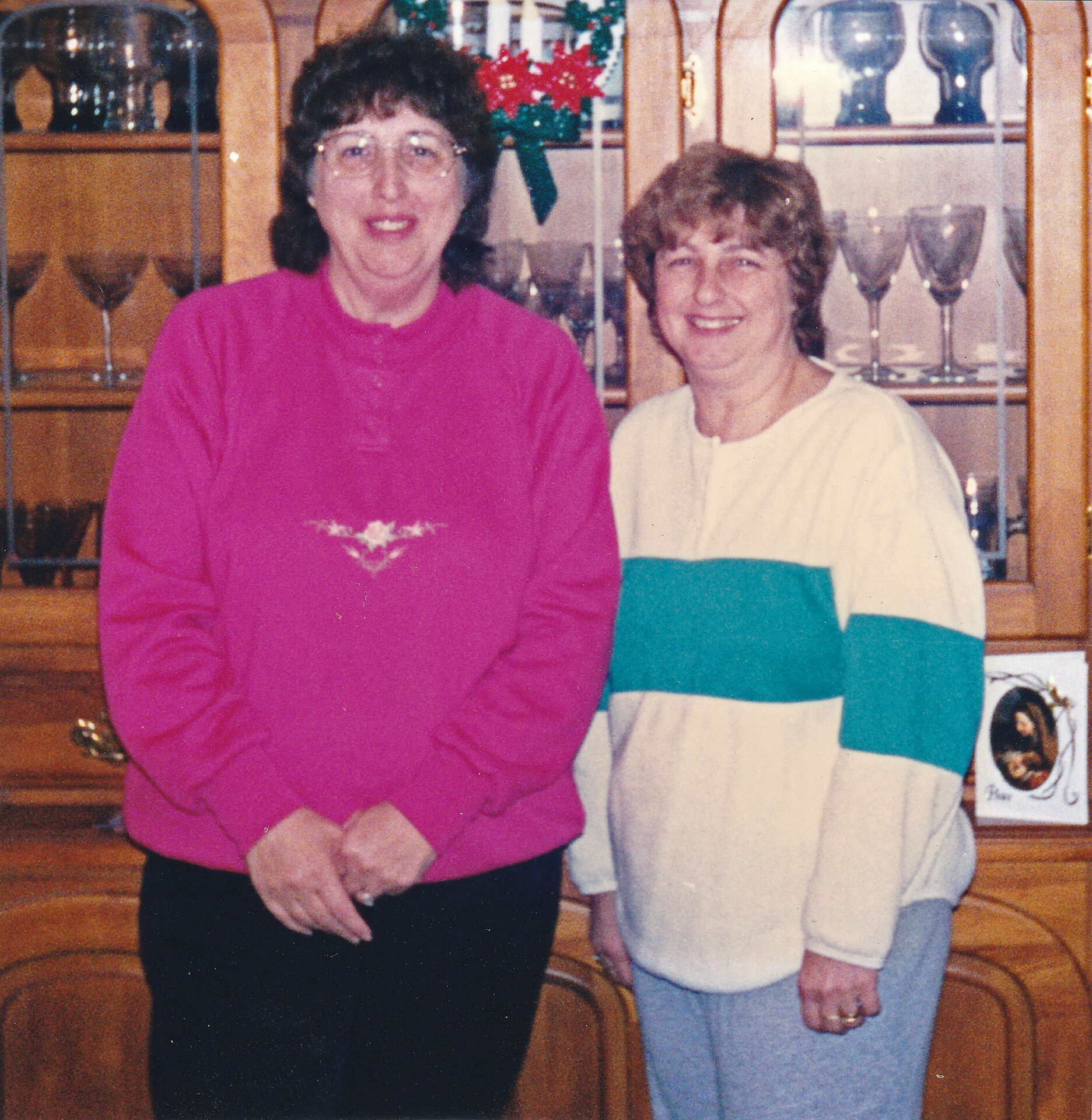 Pat and sister Barbera around 2001