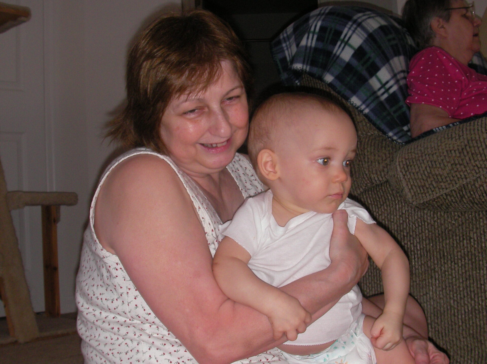Pat with grandson Ethan