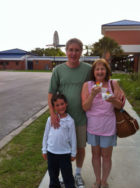 Pat, me, and Ethan in Vero Beach