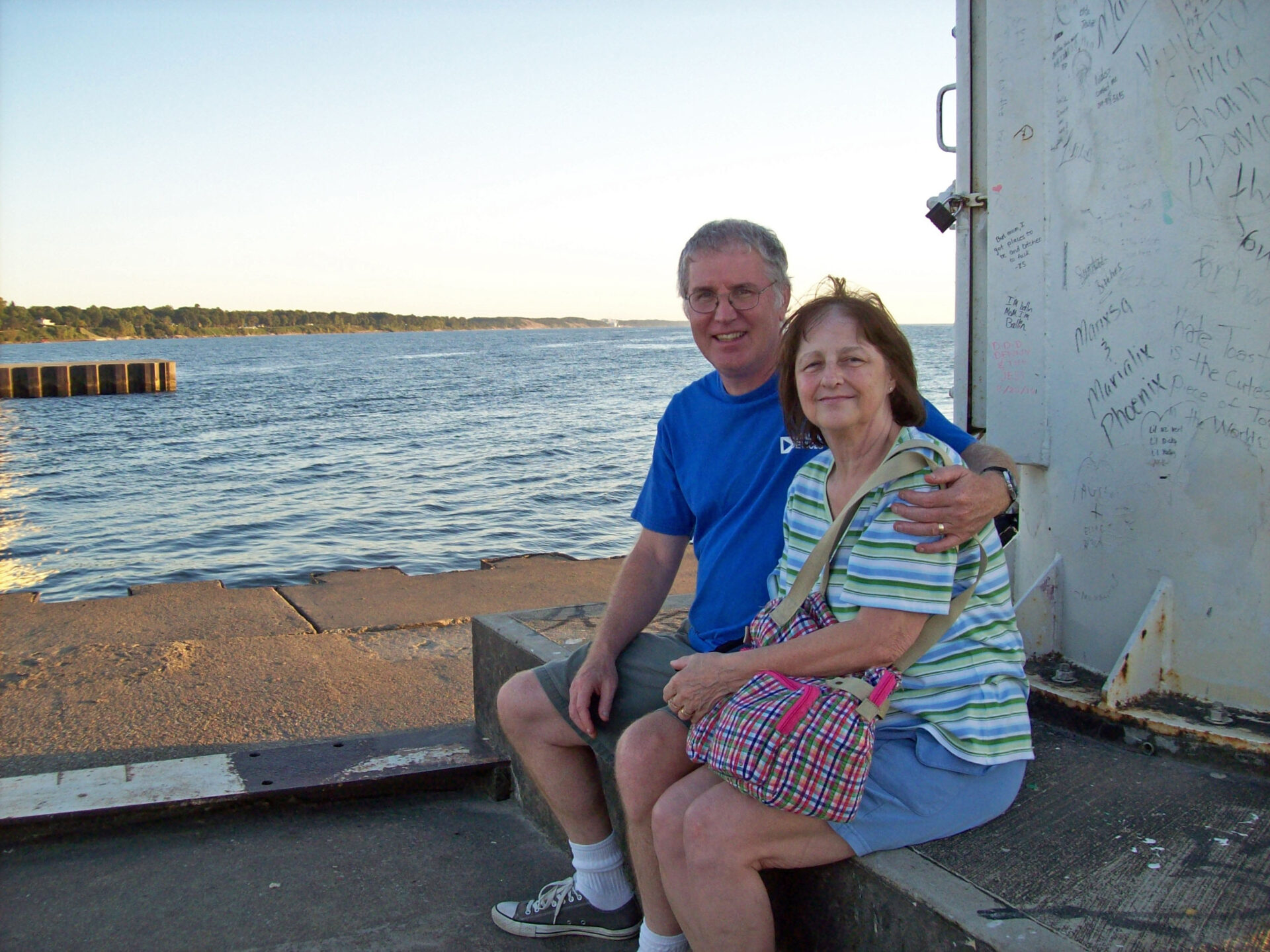 Pat and me on South Haven pier in 2018