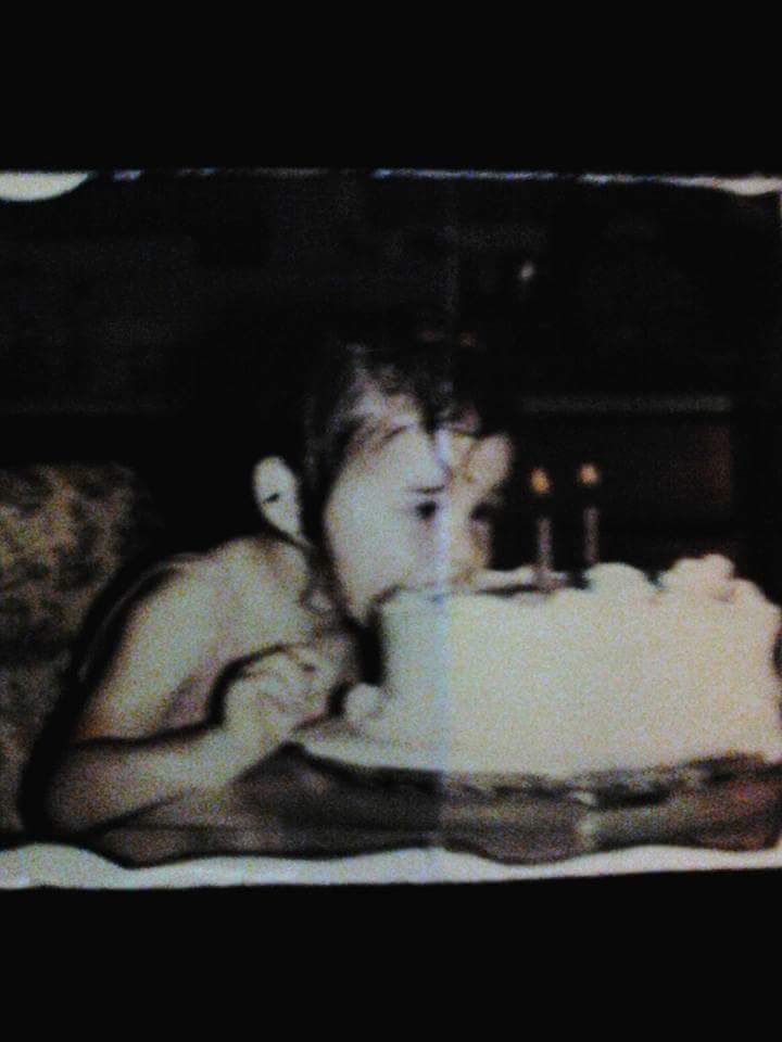 When you were two years old give into me body you in 1986 photograph taken on your birthday July 24 1972