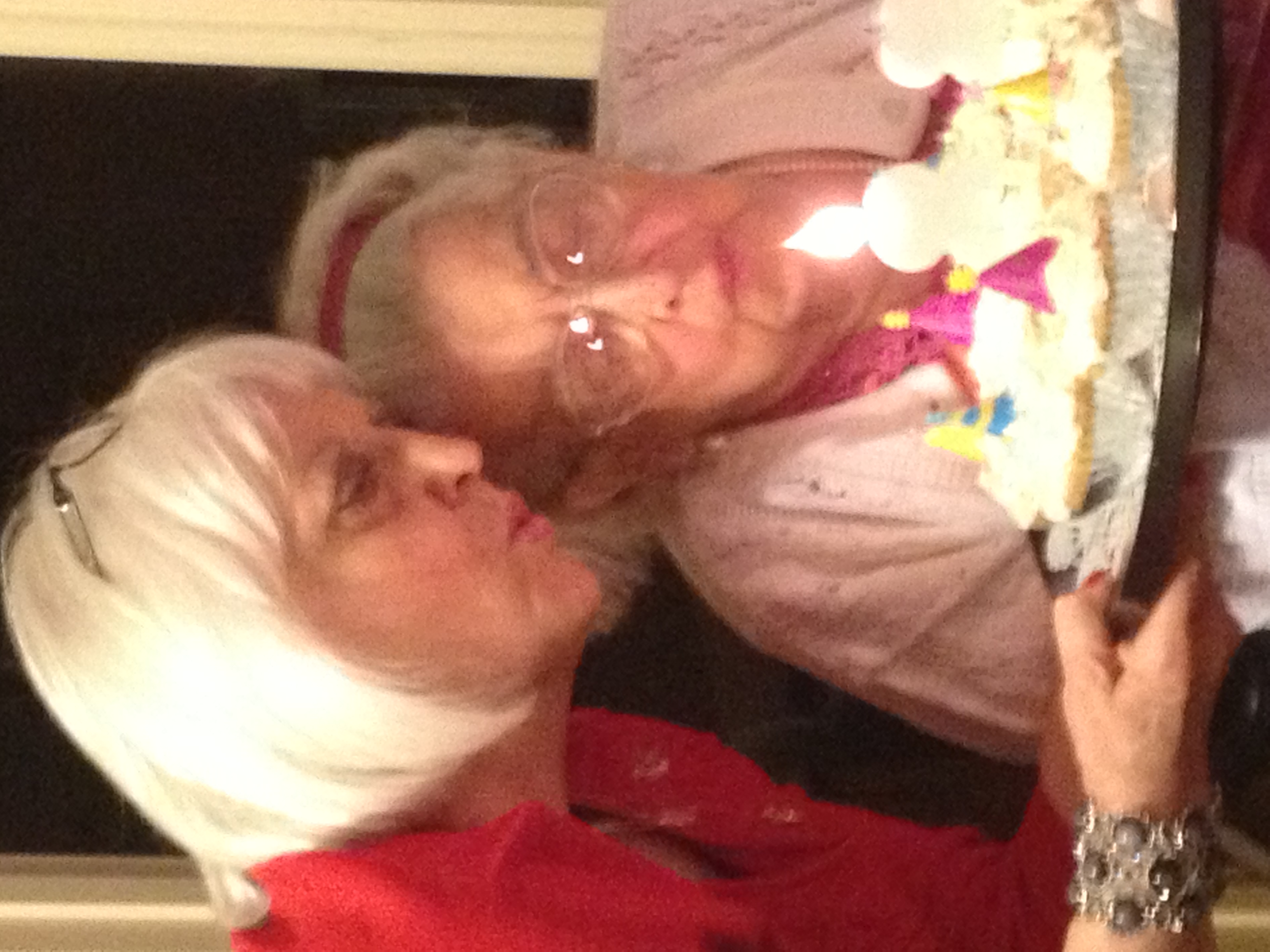 My Dear Mom celebrating a birthday