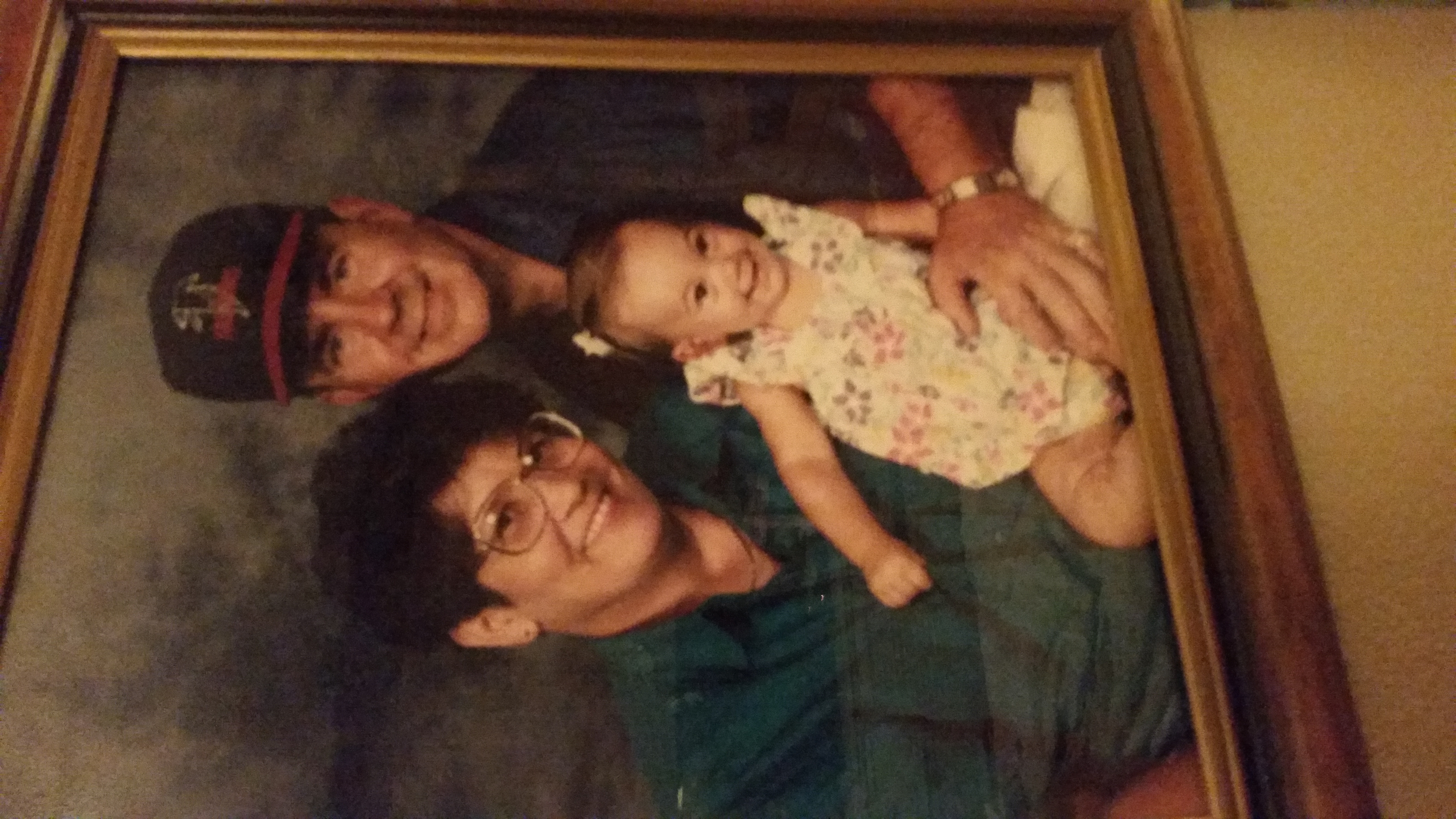 Poppy Grandma and I  I will always remember and love u