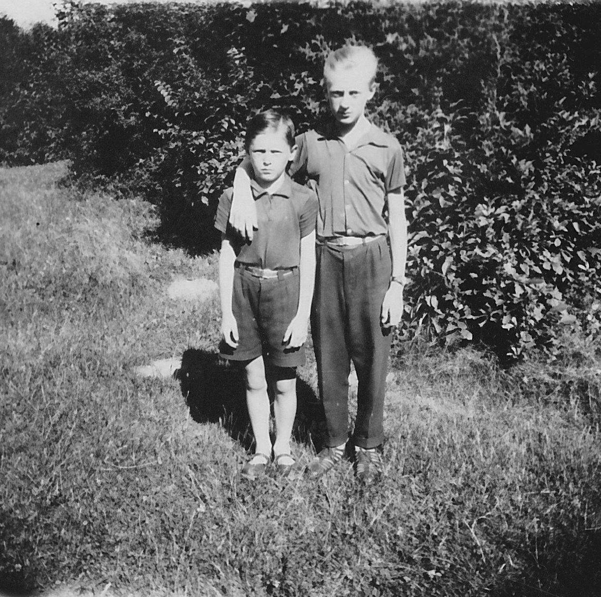 Ted on the left with me (Stan) on the right.<br />
Cir. 1957-58, Poland.