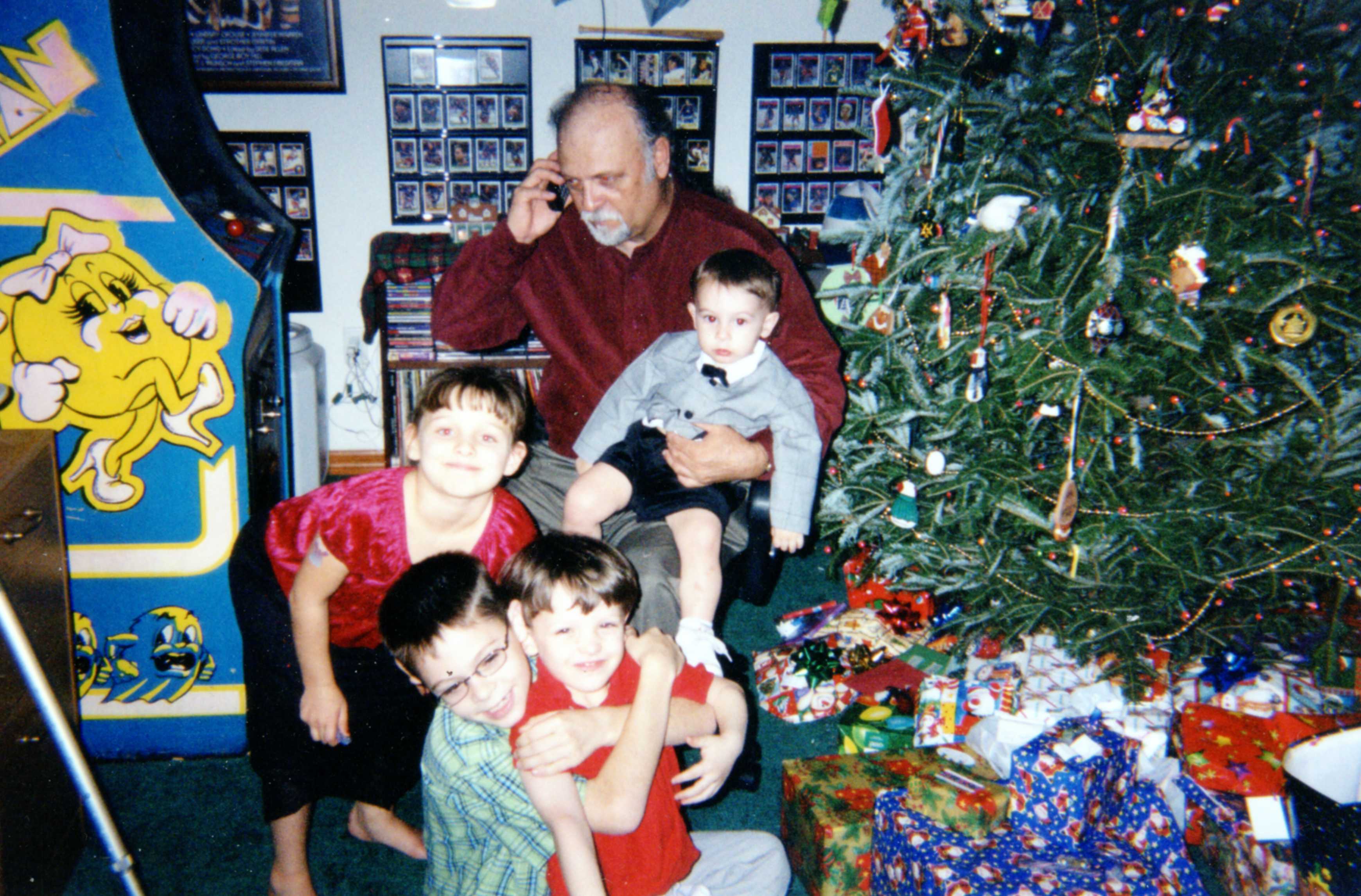 Buddy, with some of his grandchildren. I think this was taken in 2003.