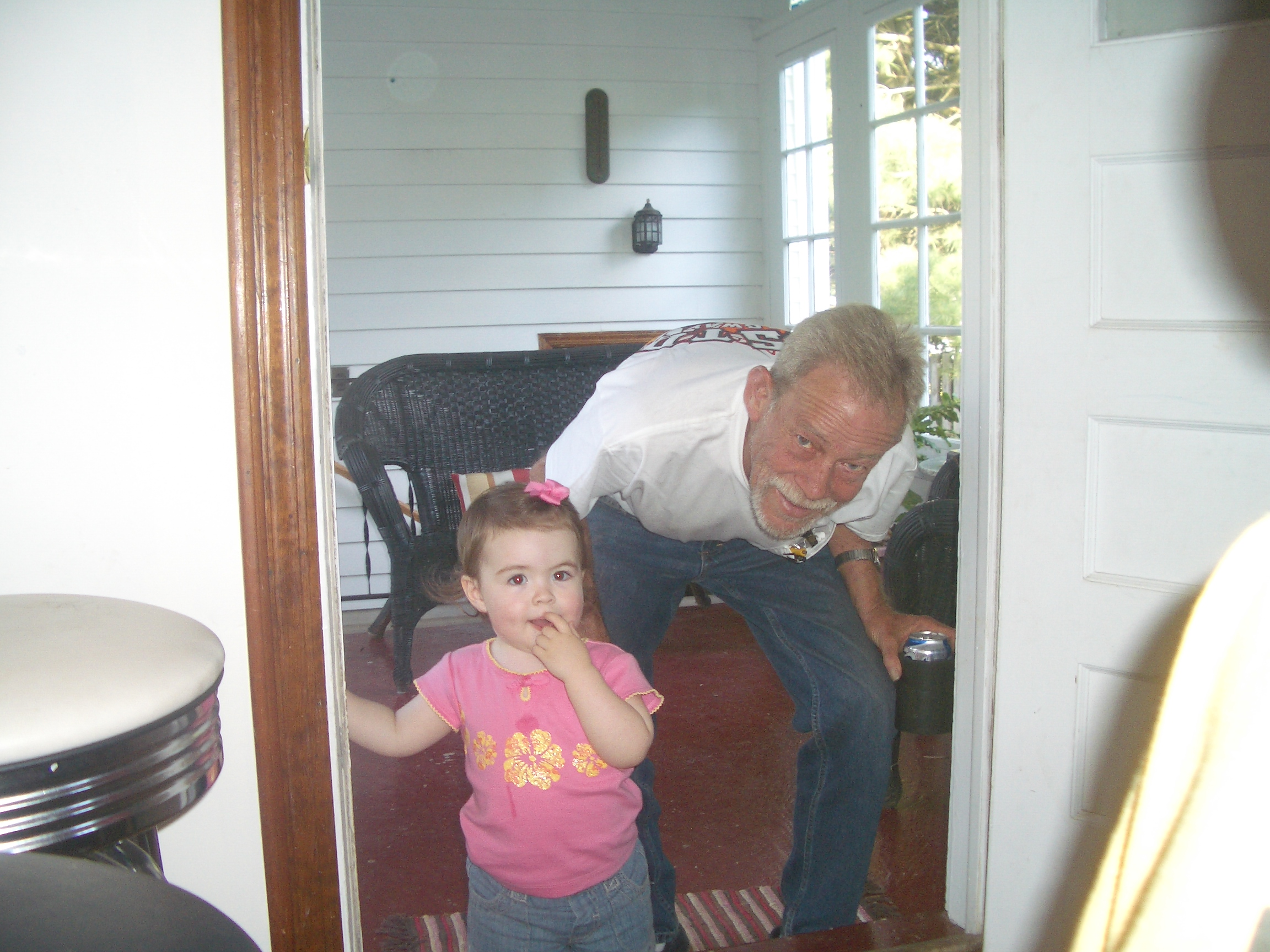 Grandpa Kevin and Sadie
