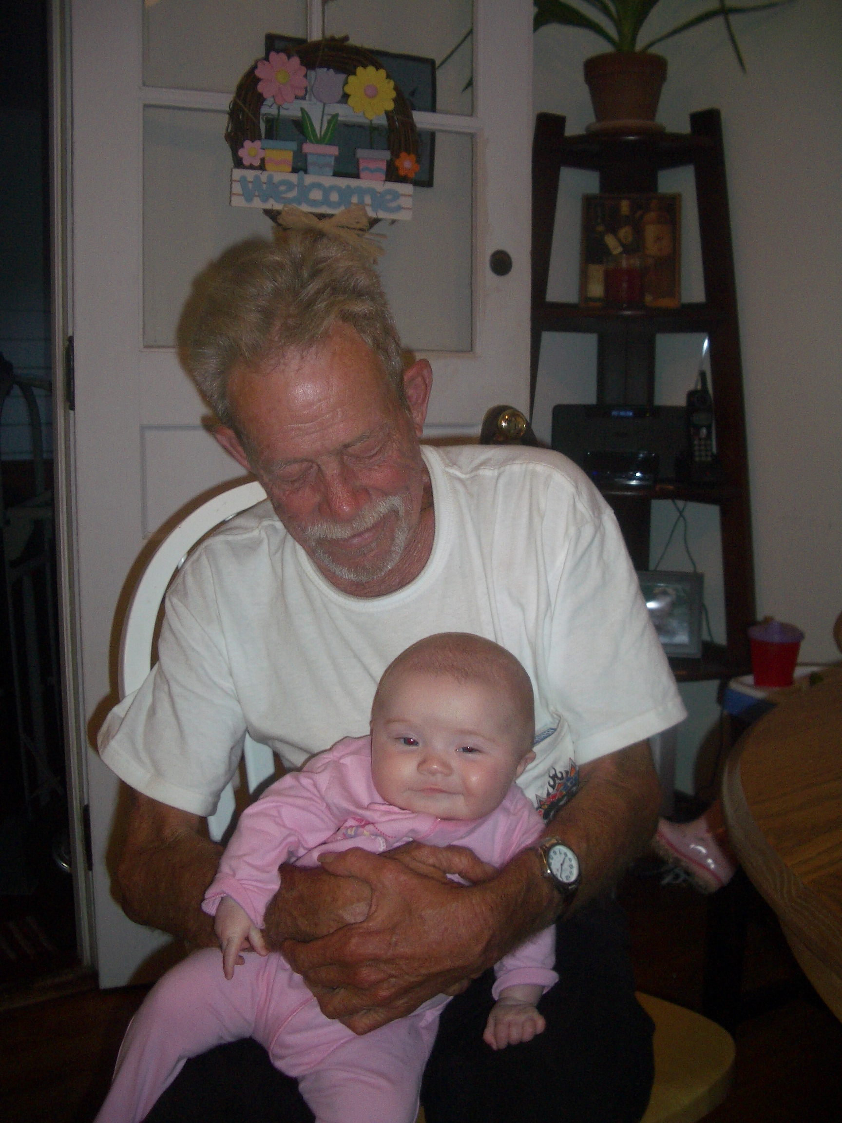 Grandpa Kevin and Tess
