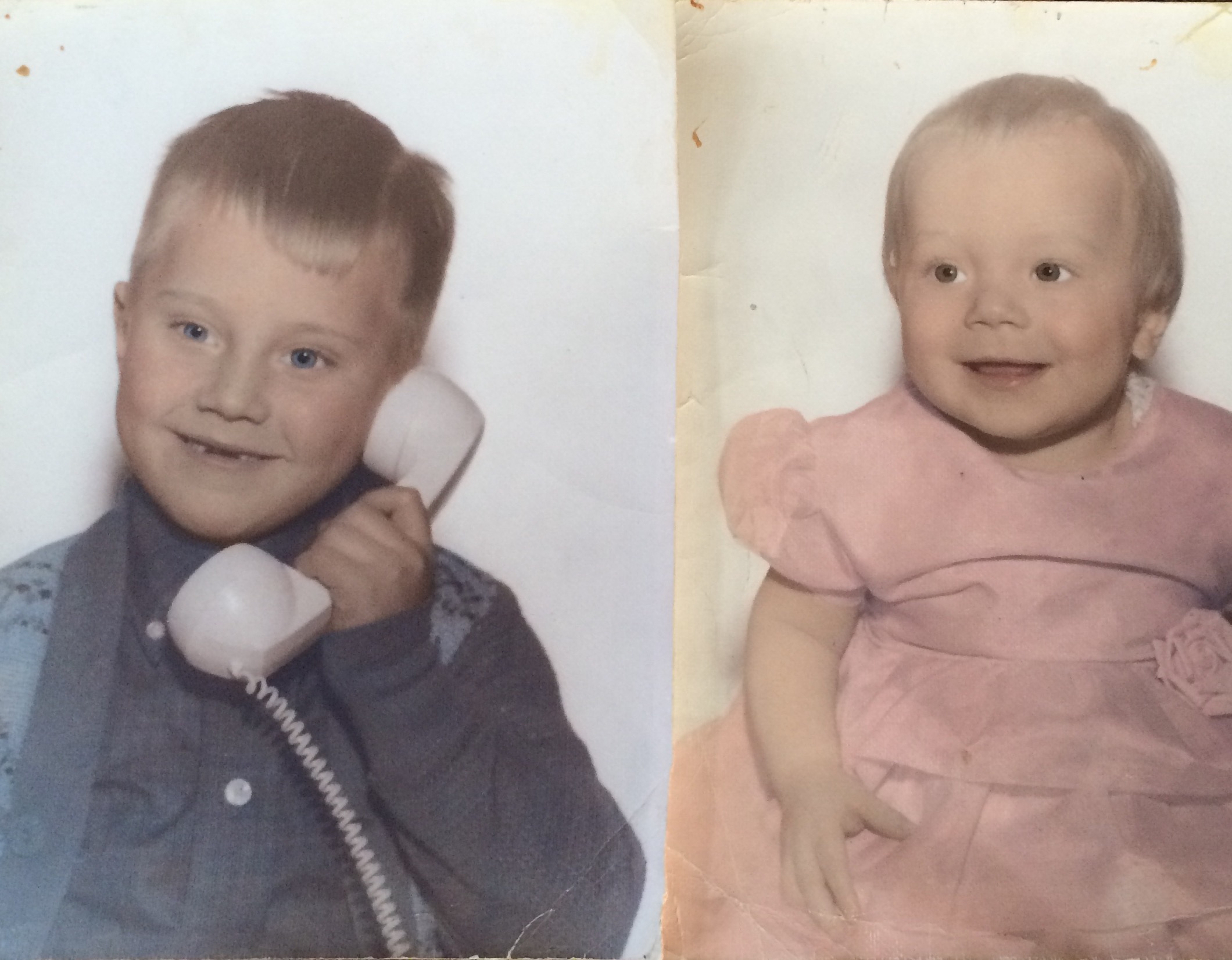 My brother and I over 54 years ago. Sweet memories!