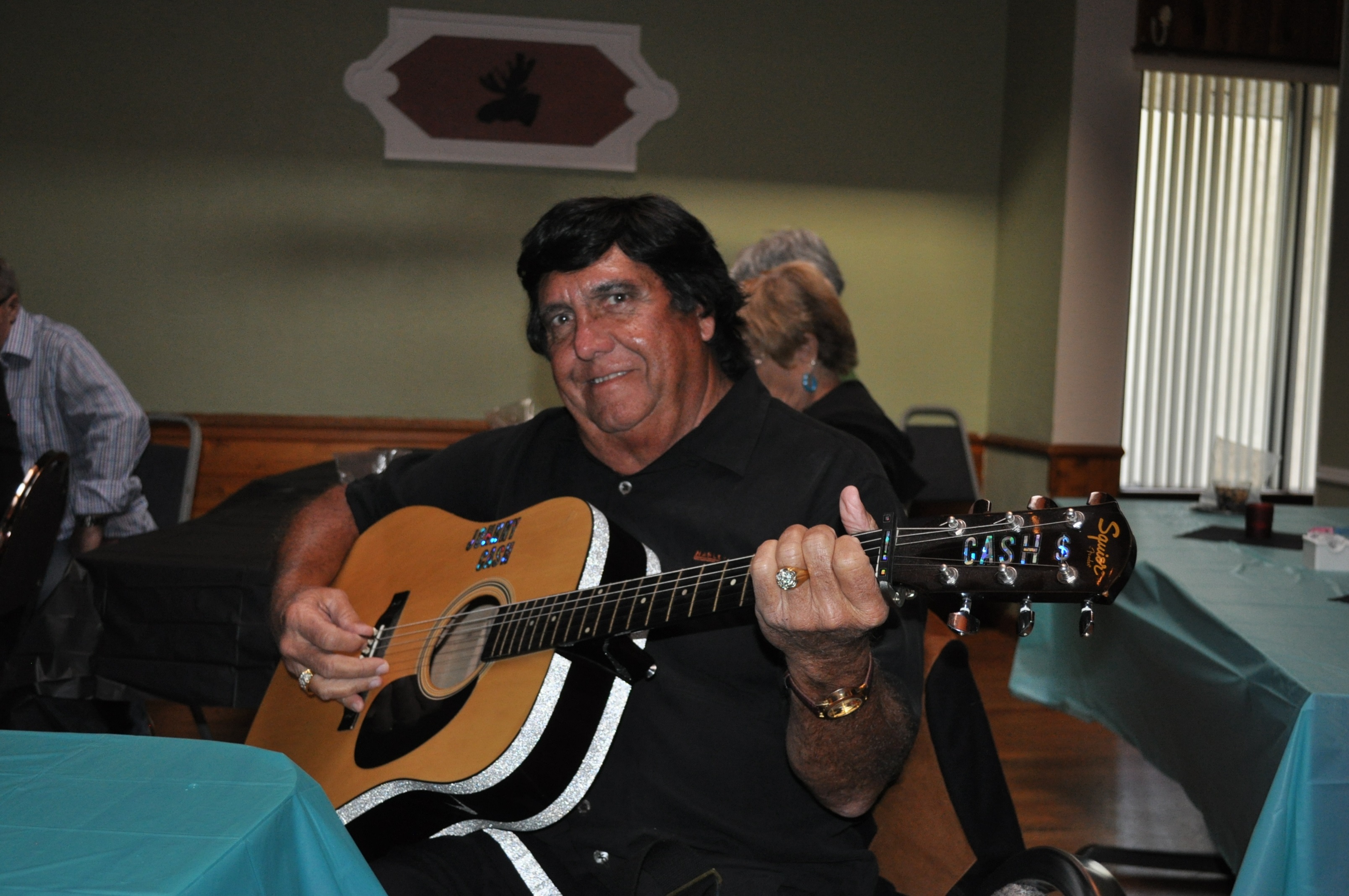 Dress up night at the Moose. Robert never missed a night where it was a theme. what a trooper. Always ready to enjoy good friends and have a good time, never afraid to let down the guard for a minute and dress up. Such a sport.<br />
Robert was o much more than that, he was truly a great man and a friend forever. He was one of the kindest men I knew that although he could get a point across, never raised his voice. He stood my his friends no matter what and you could call him anytime day or night and he would give you the shirt off his back. Robert loved life itself and he and Brenda went on many adventures. I was lucky enough to be one of the friends he choose to help him finish his bucket list. Off to Key West we went. He was sick then, but his mind was set and he made it. He did a few things not everything he wanted, but he went and that is what mattered to him. Robert was a very determined man. Robert served our country in the Viet Nam War, although he never talked about it, it left scars in his soul, He did what his government sent him to do to keep us safe. He is a hero foe that among many other things in his life. I could talk about this great man all day, but I will let others share their stories. I just know this angel earned his wings and he will be greatly missed here on earth. Love ya Bud, Sonya