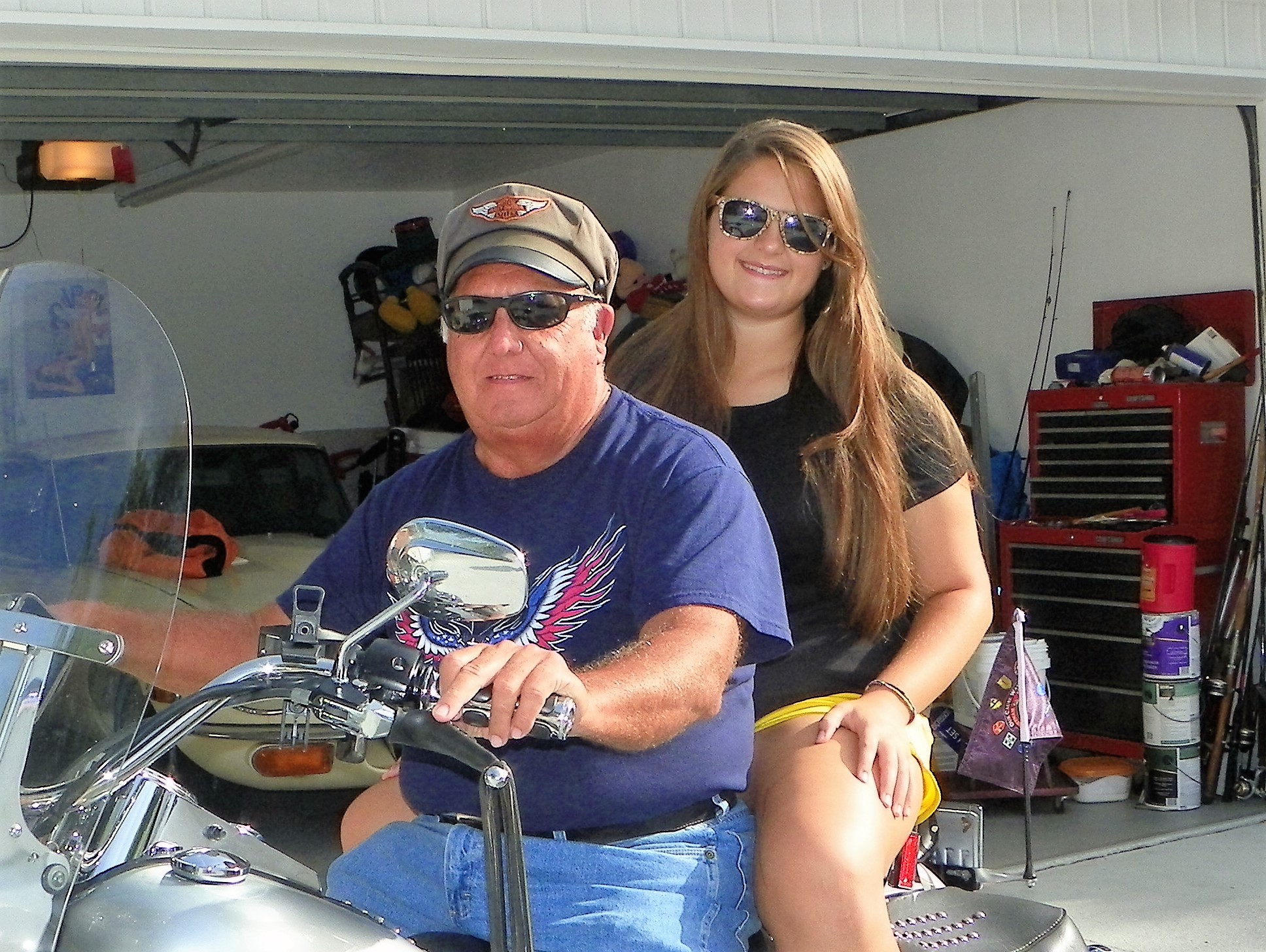 This was about 5 years ago I was at Brenda and Roberts. That day he took me on a ride on his motorcycle (that he loved!!) and climbed my first lighthouse with me! Such a great family! You will be greatly missed!!