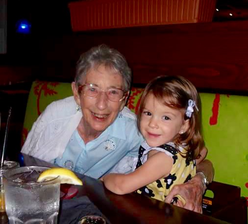 Doris & great-granddaughter Addison