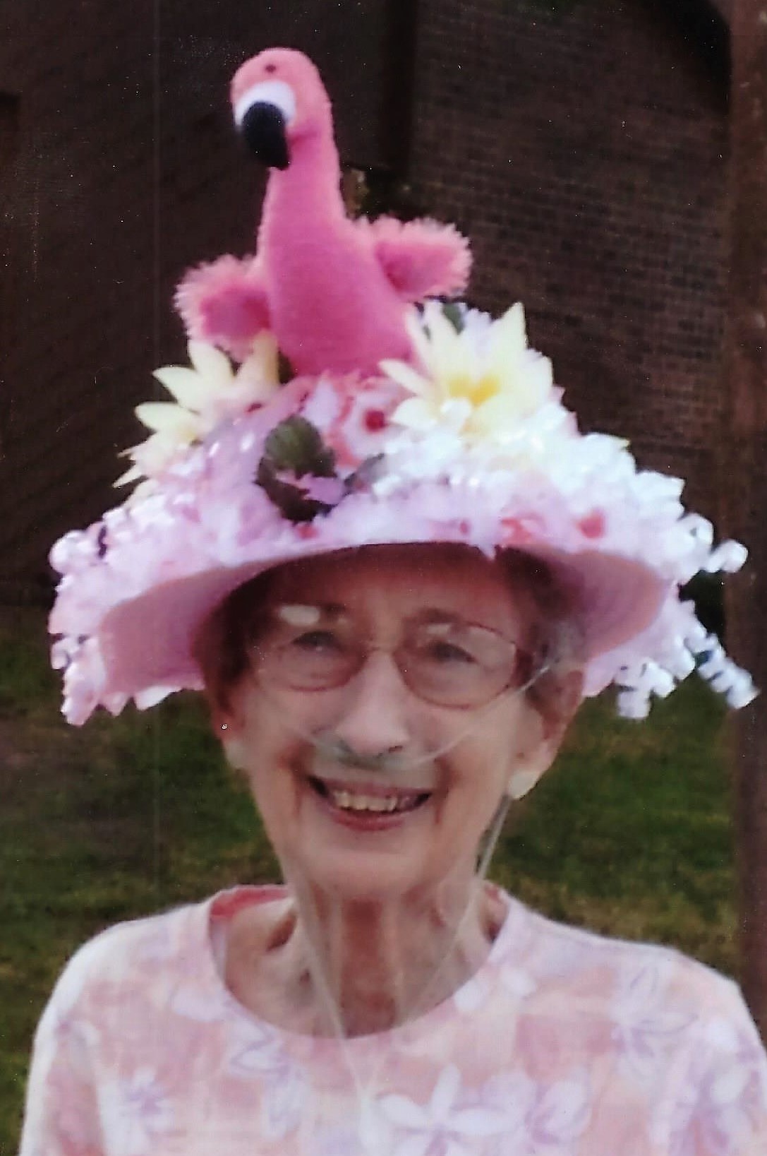 Doris in her "Easter Hat"