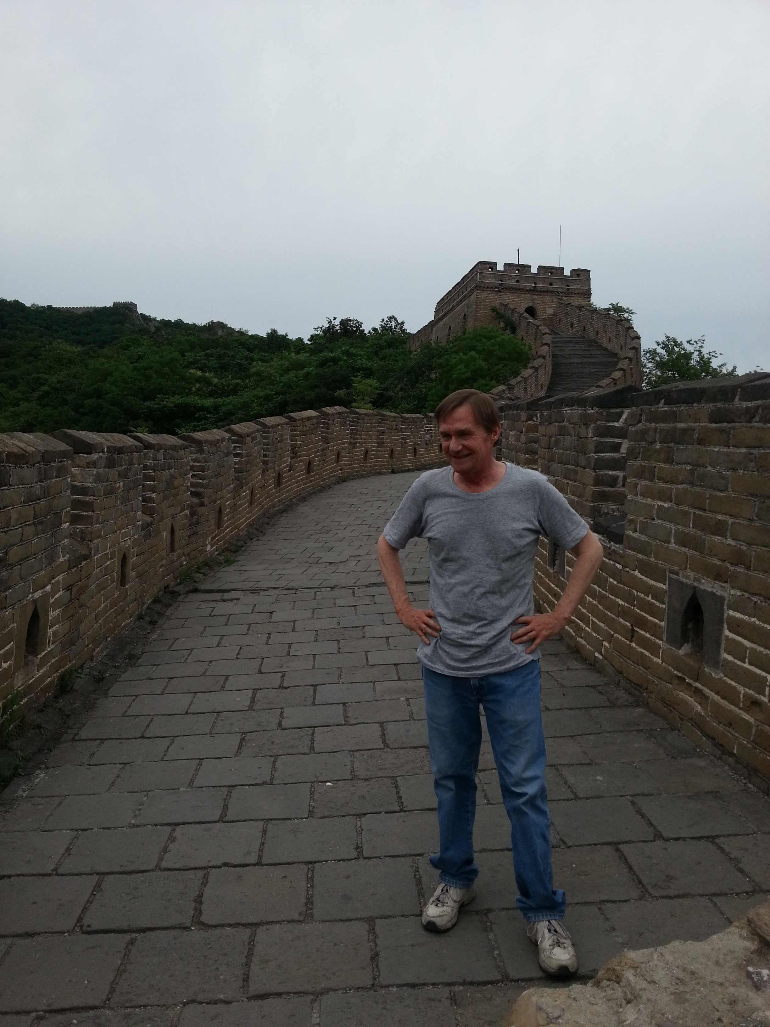 Denis at the Great Wall