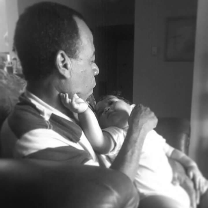 Precious moments with his great grandson