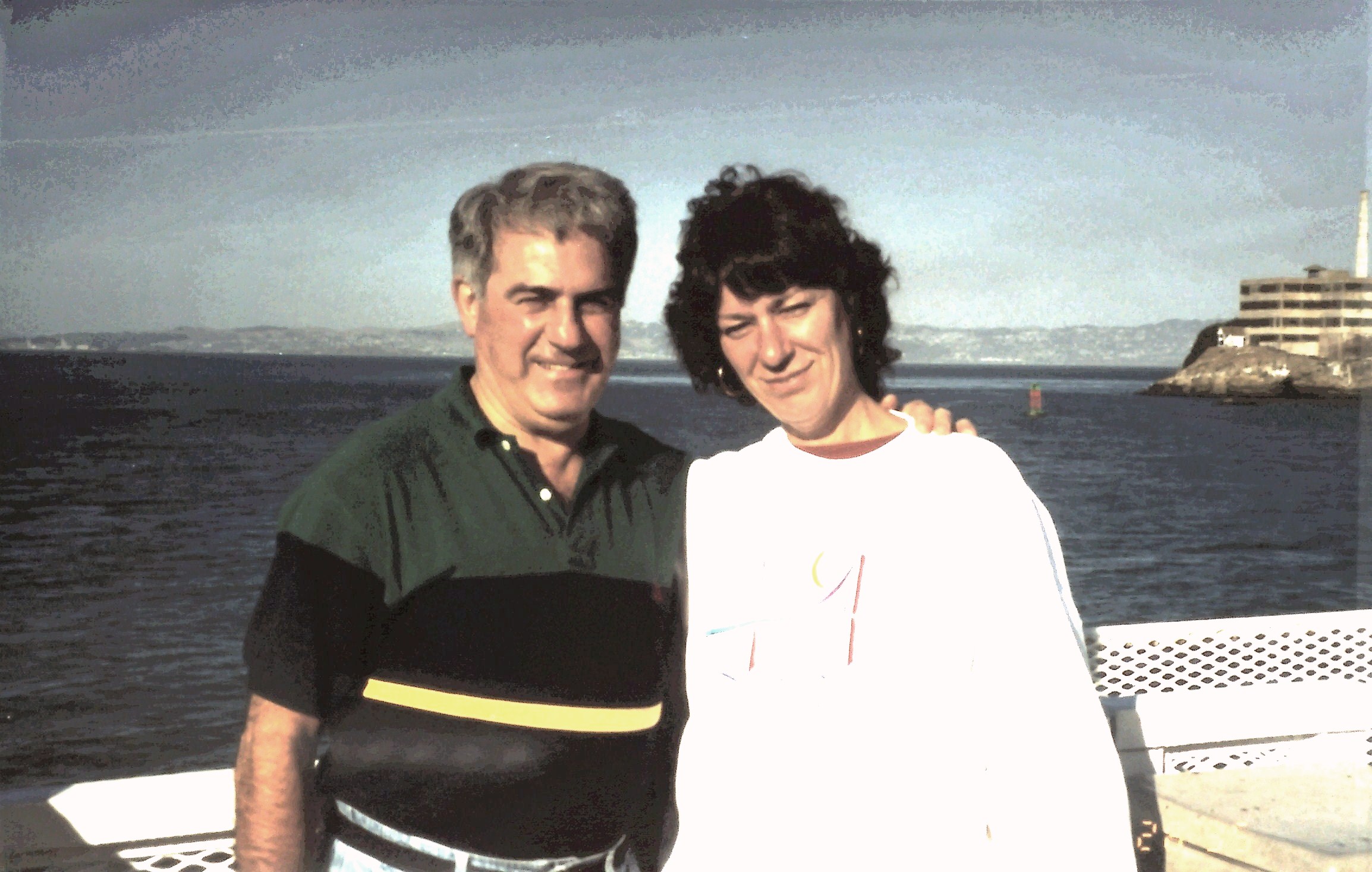 San Francisco Bay Boat trip Kathy & Richard