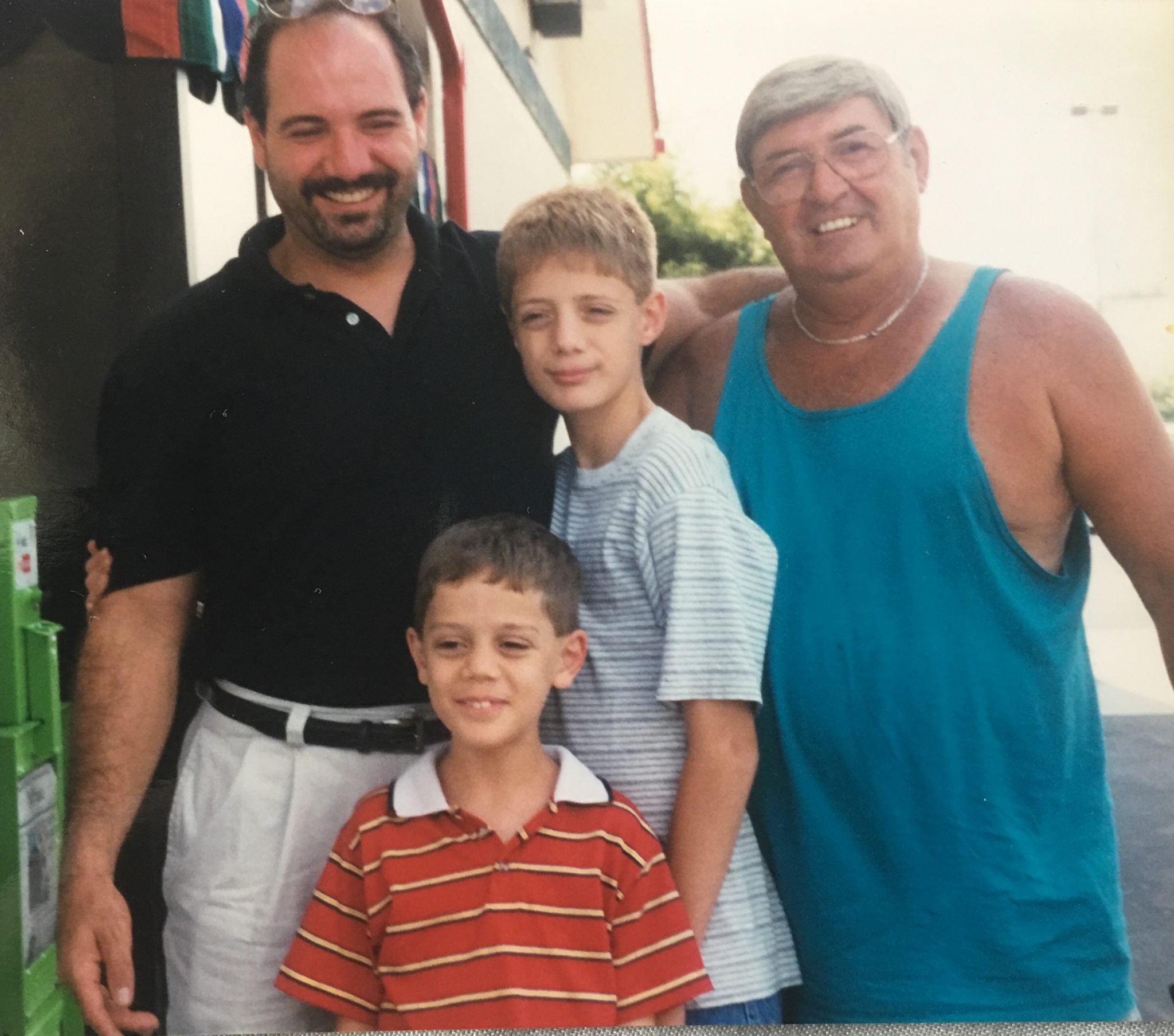 Dad, Pop-pop, Chris, and Andrew