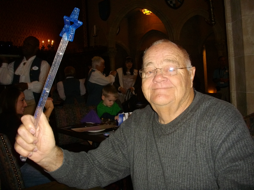 When daddy celebrated his 75th Birthday at Disney World. Love and miss you so much Daddy!