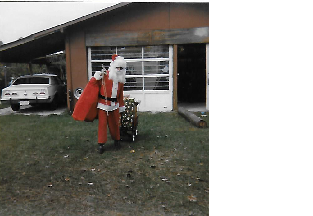 Chip left us with memories, here are a few, There was a time we lived in Orlando. Kathy and I thought we needed a Santa Claus. Chip was not crazy about the idea but Kathy convinced Chip to play the part for the kids, hers, mine and cousins. Kathy got the costume and Chip went to red barn and out he comes pulling a red wagon with a big bag of toys singing HO! HO!(he later complained that a puppy wouldn't let go of his pants).We were all on the back porch with the kids(of course the adults were laughing as Santa came in).The kids were shocked,but one little girl had her doubts the whole time. Of course that little girl was Chips own daughter Jennifer. Chip you were  and are still a blessing in our and so many lives.