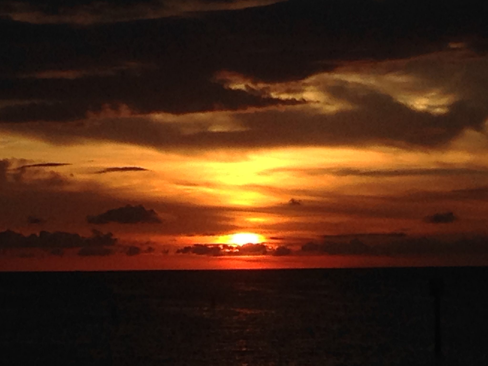 Sunrise reminds me of Judy's smile that I shall always see.