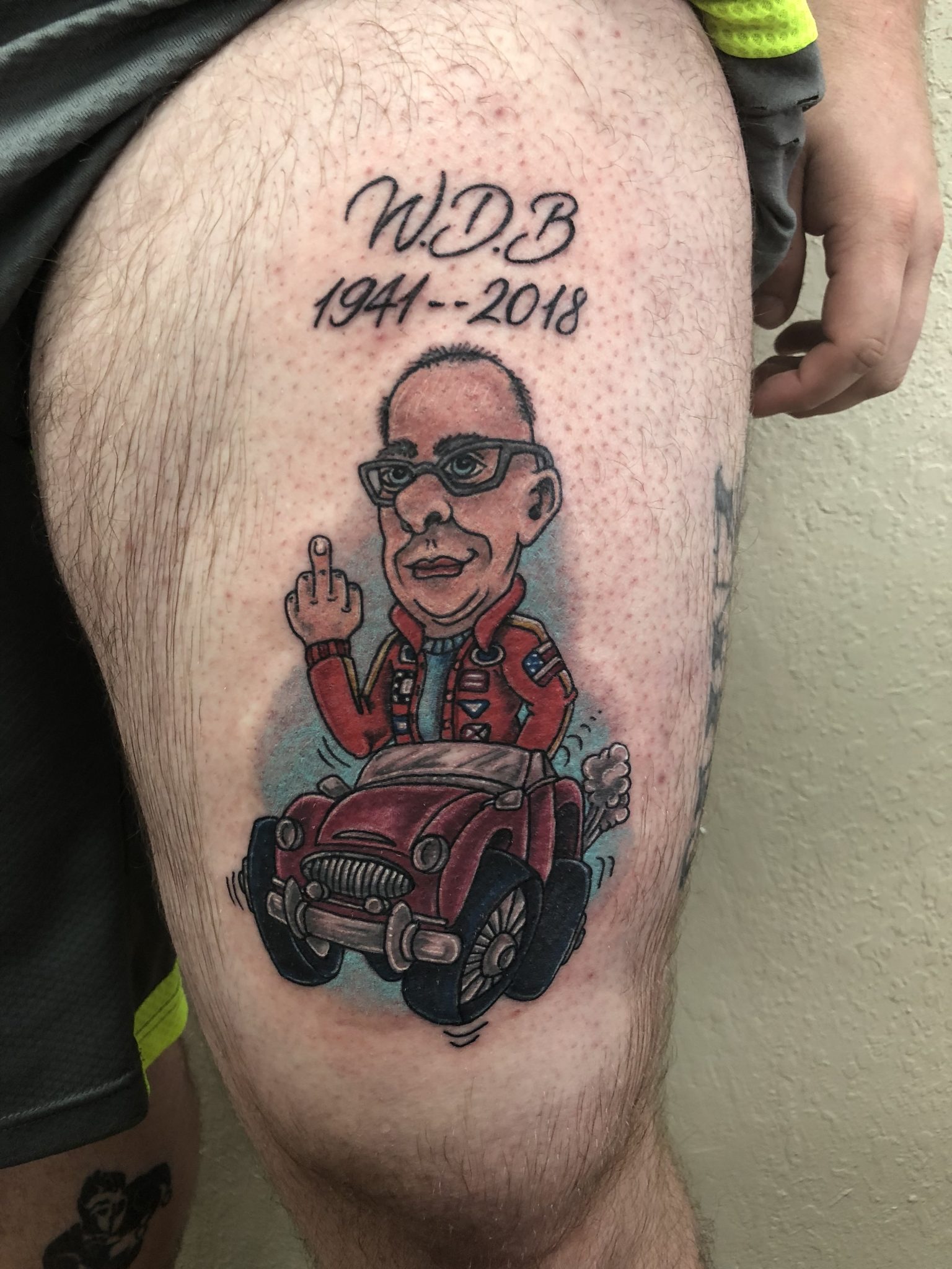 Tattoo I got for my Papa. I’m sure he would’ve loved it.