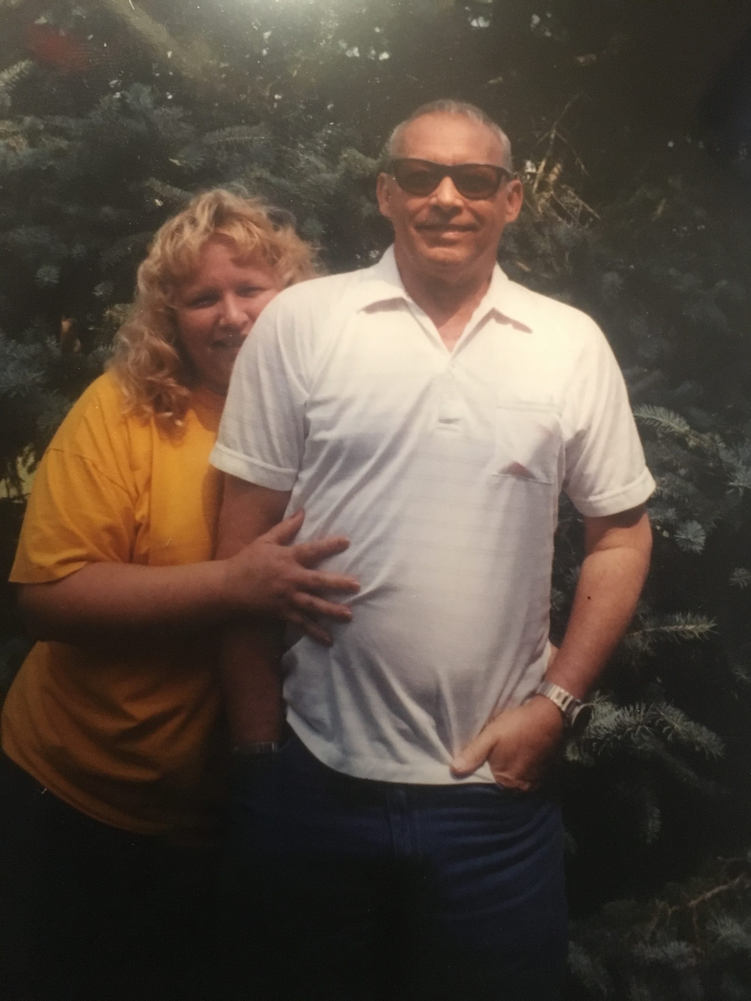 Dad and I on vacation