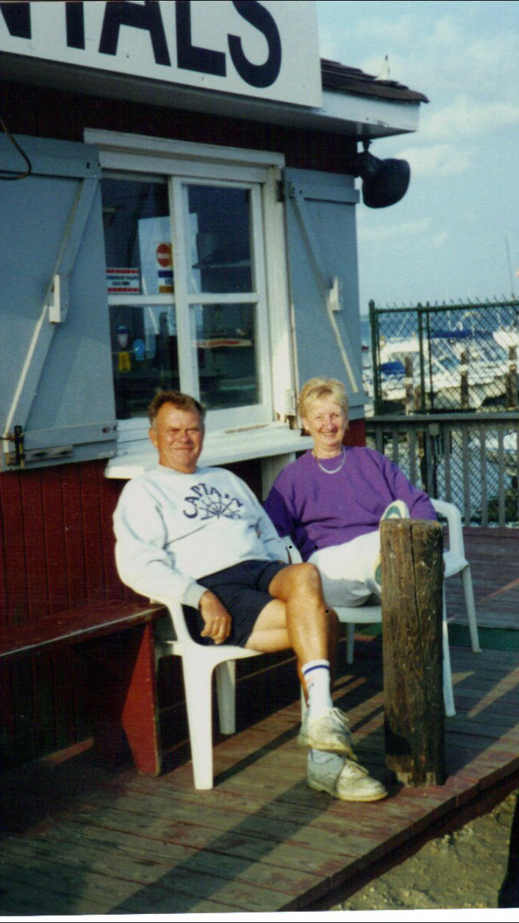 Earl and Shirley, aka: Mom and dad back in the marina days. I’m gonna miss you dad!