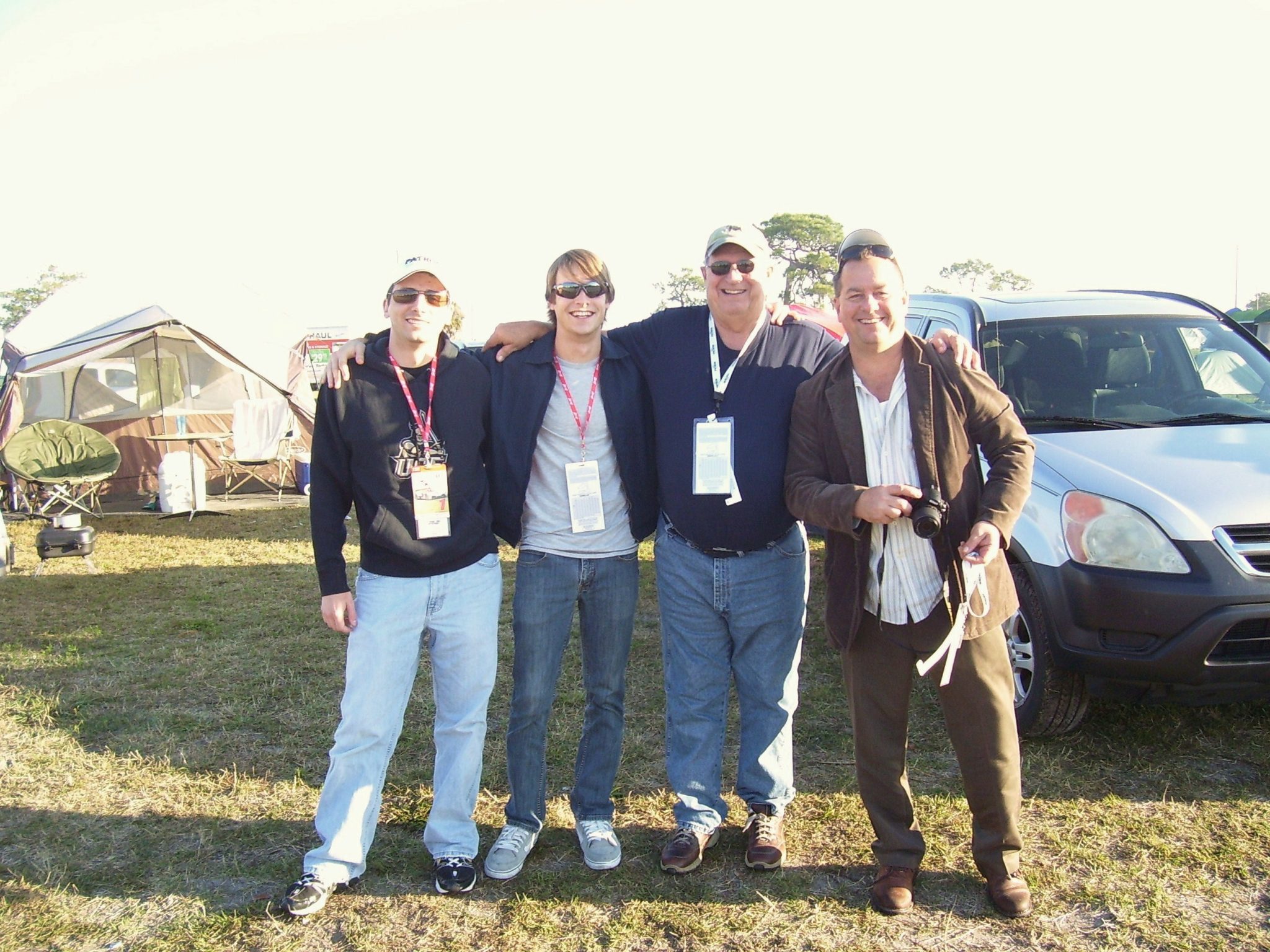 Mike, Danny, Sr, David at Sebring 2010