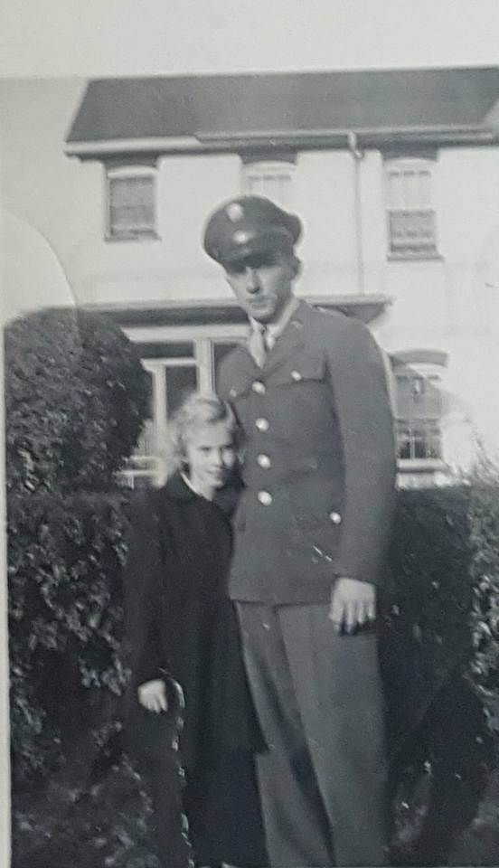 Dad in his uniform. WWII