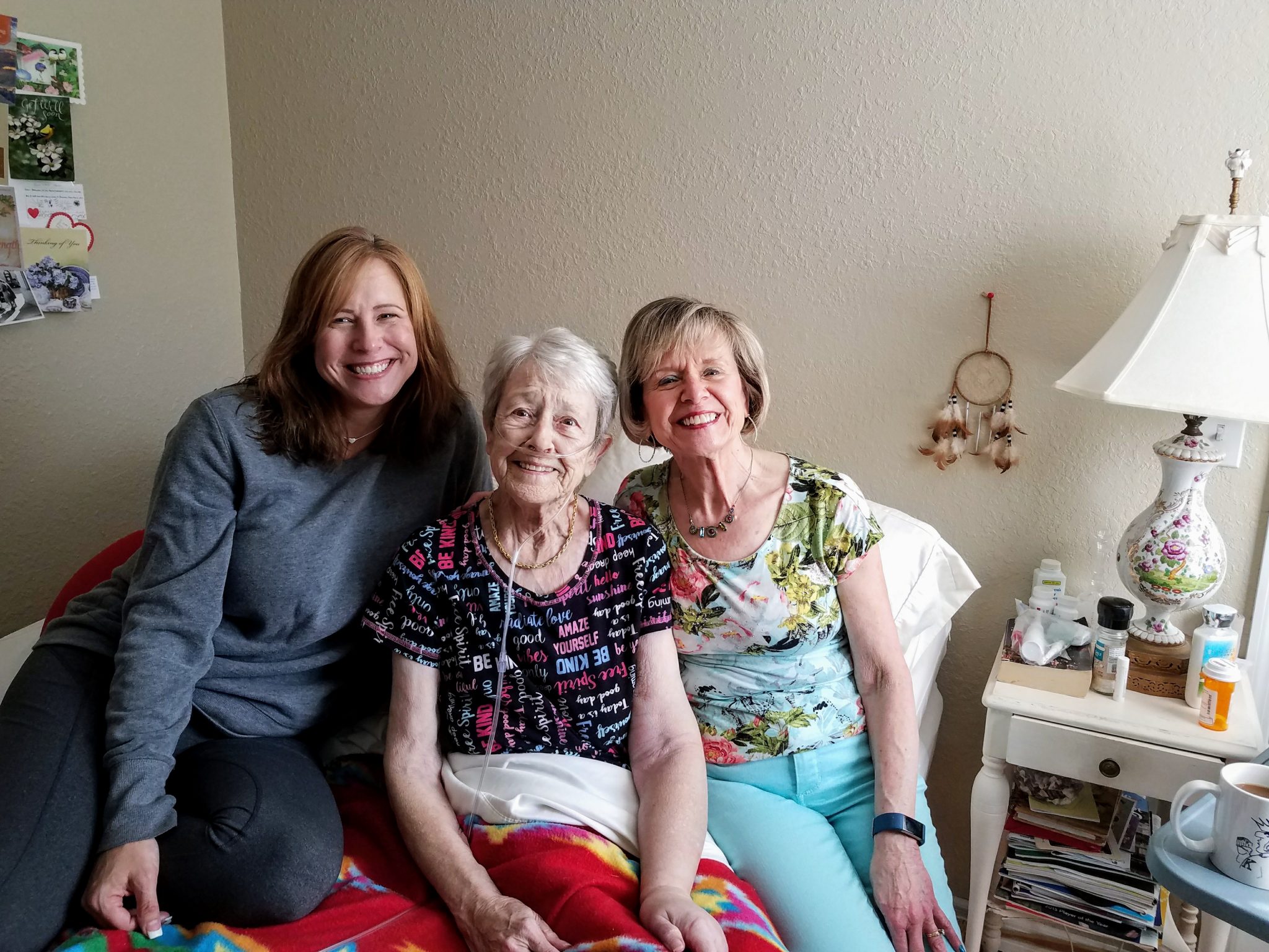 Visiting my sister Phyllis and niece Danielle April 201i