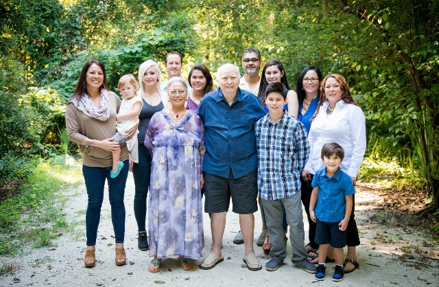 Dad with all those he leaves behind to cherish is memory. He is so loved and will be missed greatly.