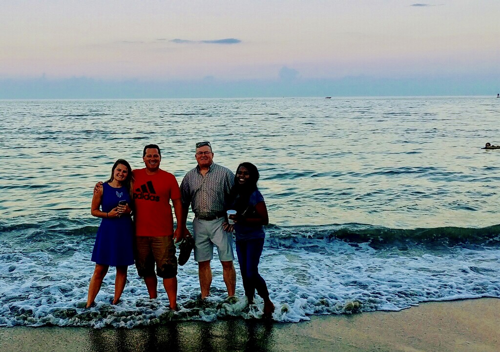 This picture was taken of Joyce and team in Virginia Beach on a work trip in August 2018!