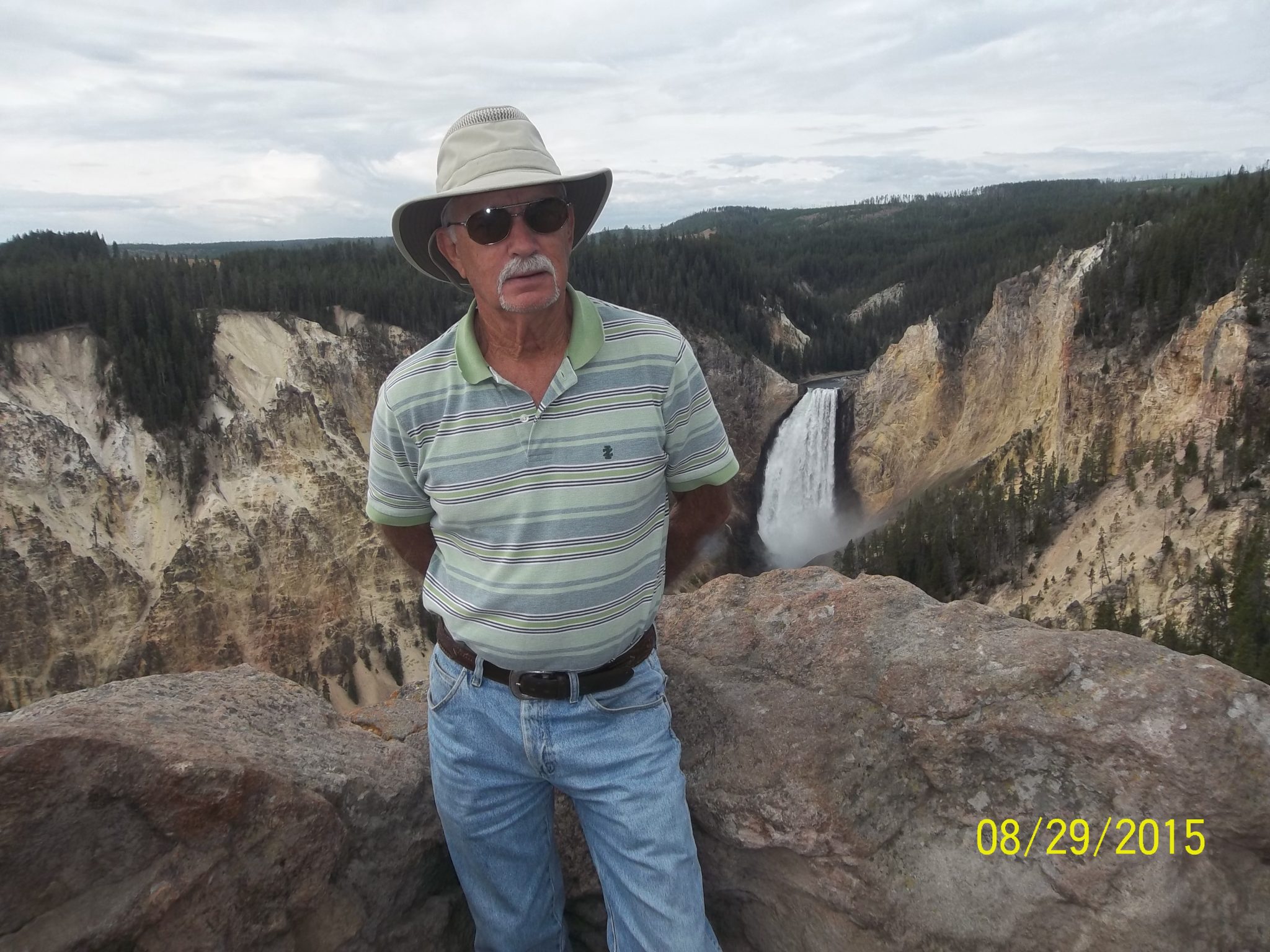 Grand canyon of the Yellowstone. Another great trip hiking the National Parks.
