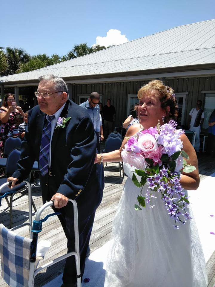 Me and my Dad on my wedding day, June 24, 2018.