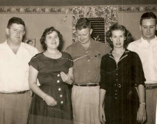 Betty and her sister and brothers